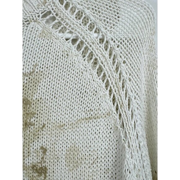 Wooden Ships Size XS Cotton Blend Tie Dyed Sweater Lightweight Loose Knit - Picture 7 of 7